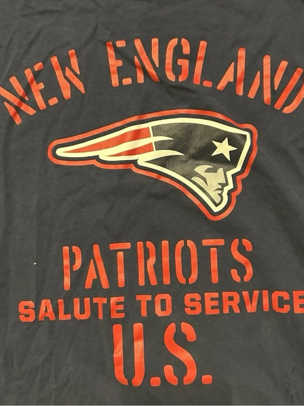 Men’s The Nike Tee New England Patriots Football Long Sleeve Shirt Size XL